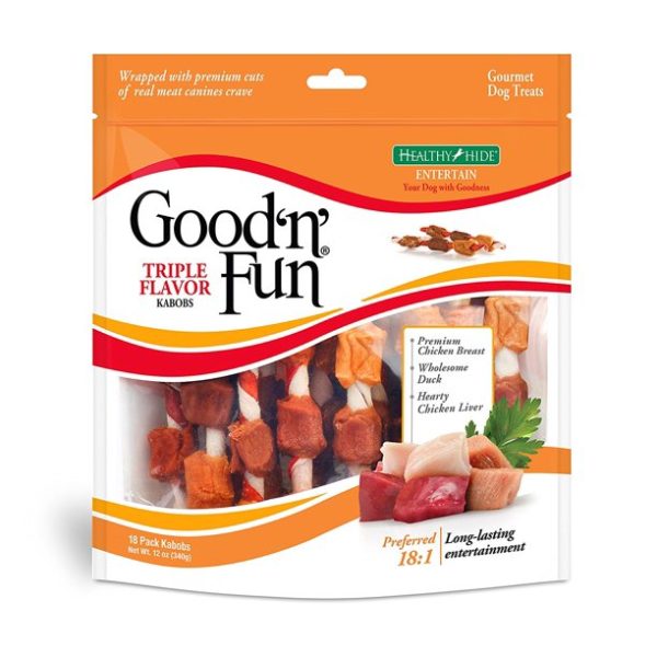 Triple Flavor Kabobs Snack for All Dogs